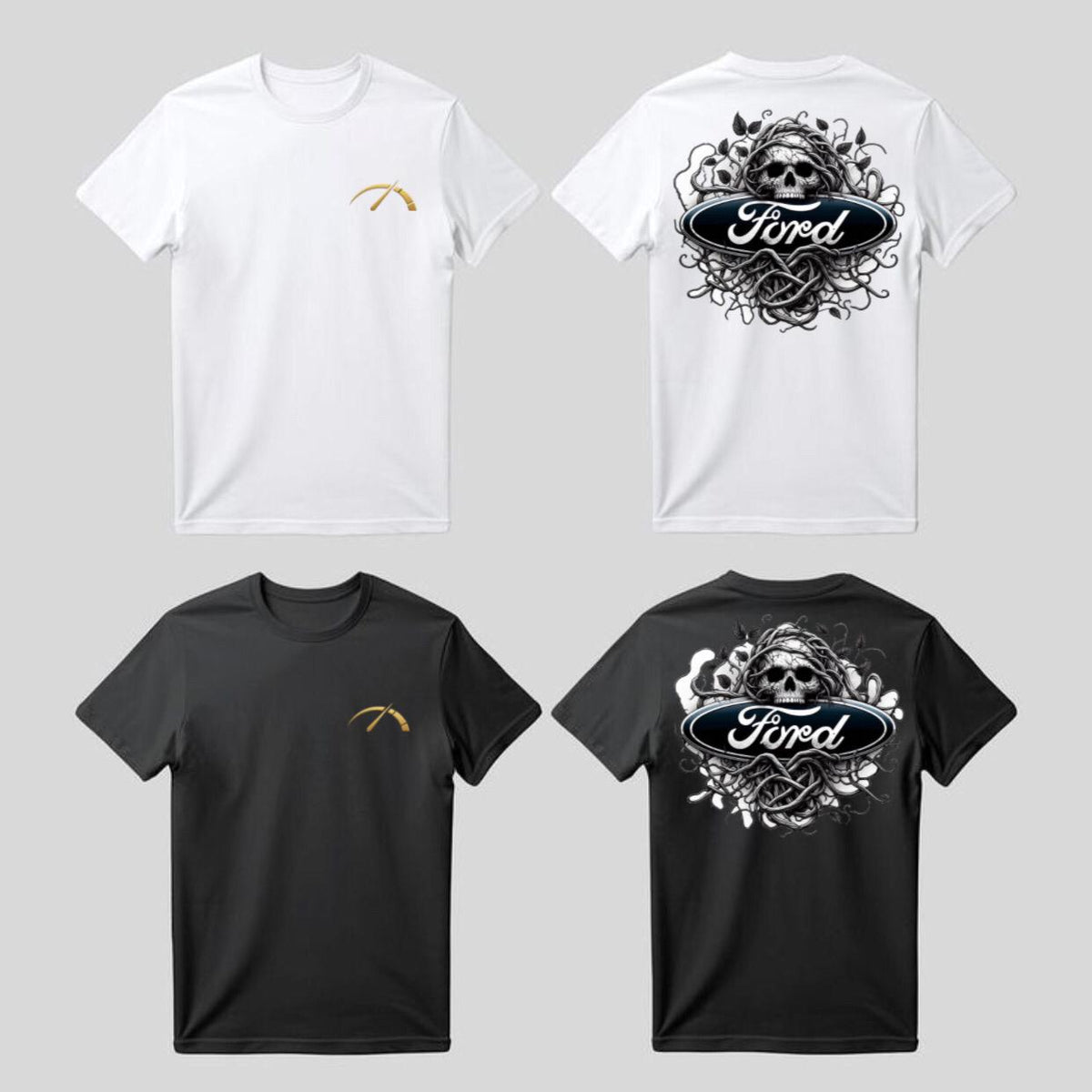 Camisa Ford Skull — Respeito não se pede, se impõe