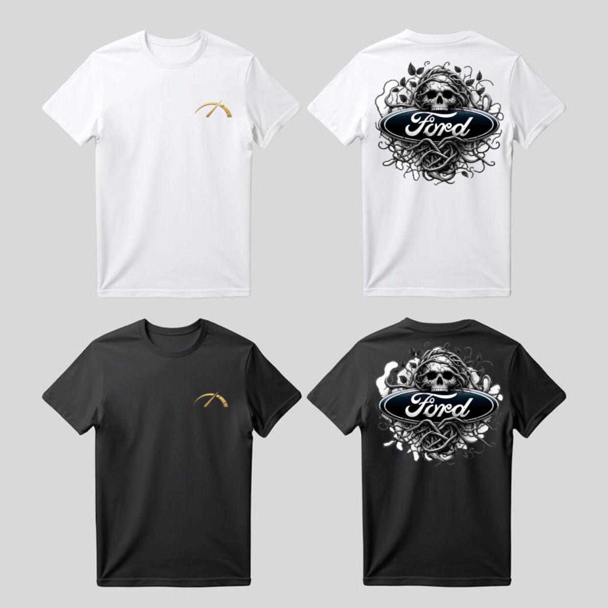 Camisa Ford Skull — Respeito não se pede, se impõe