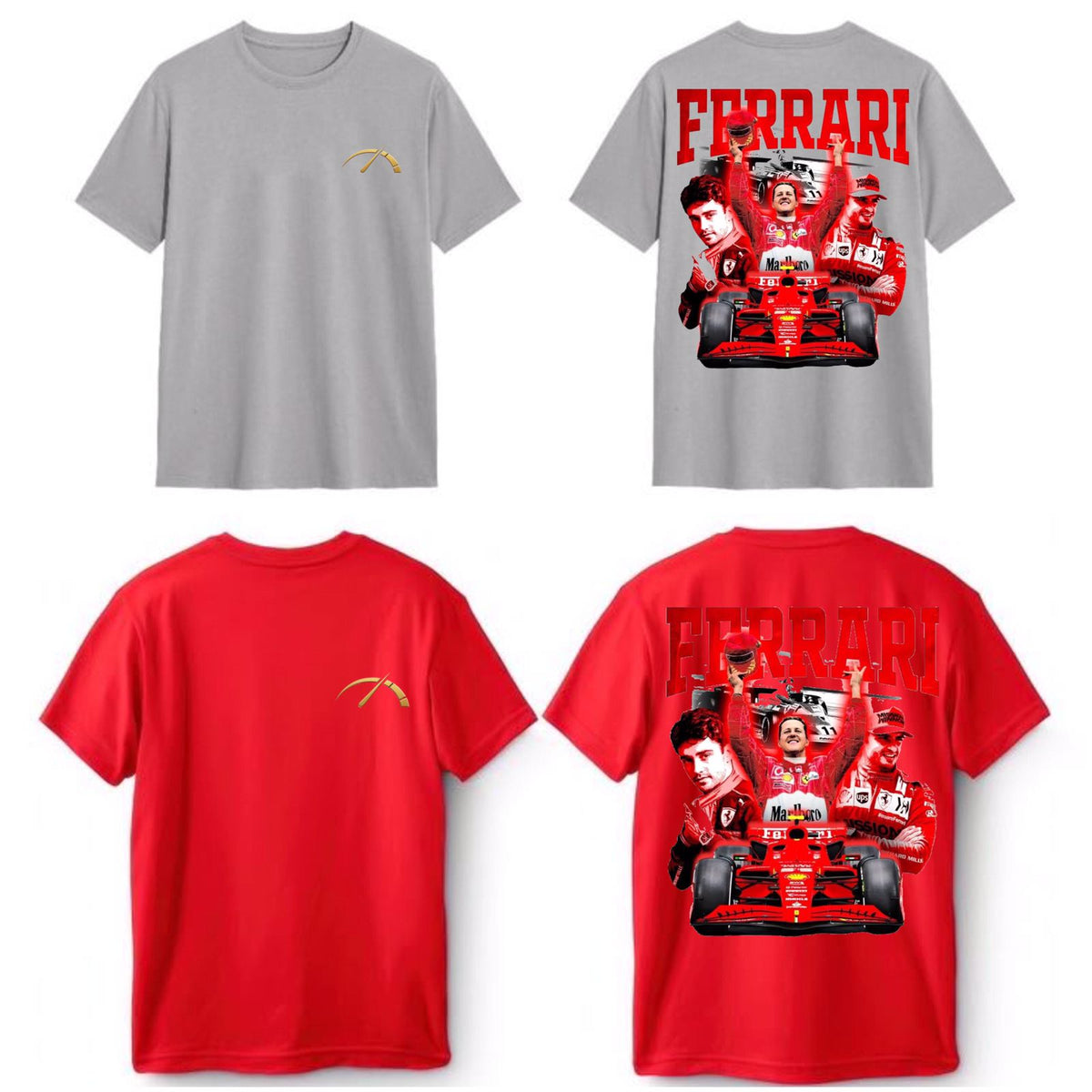 Camisa Ferrari — A lenda vive em vermelho.