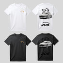 Camisa Peugeot 206 — O rugido da rua.